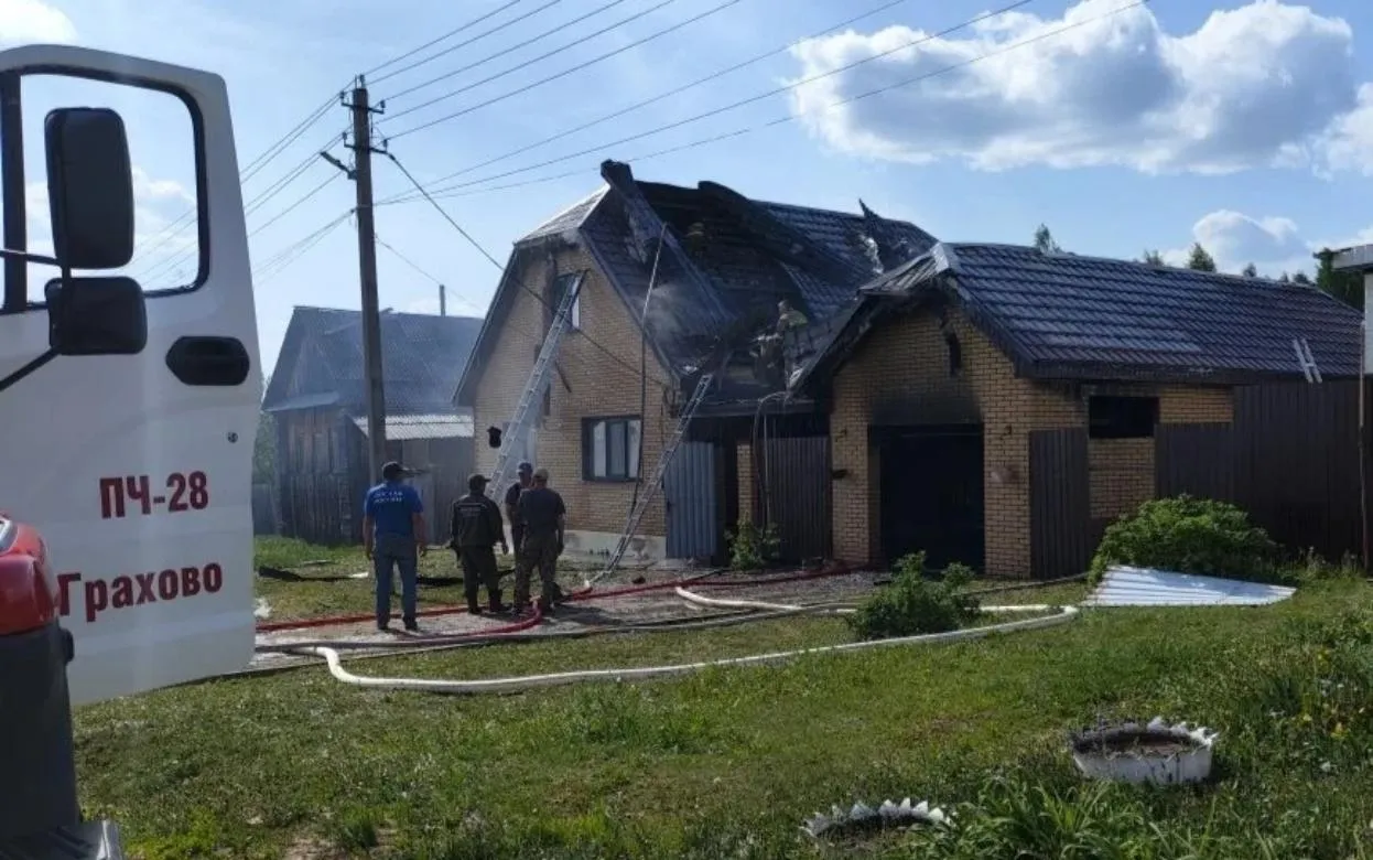 Ребенок получил ожоги при пожаре в Удмуртии