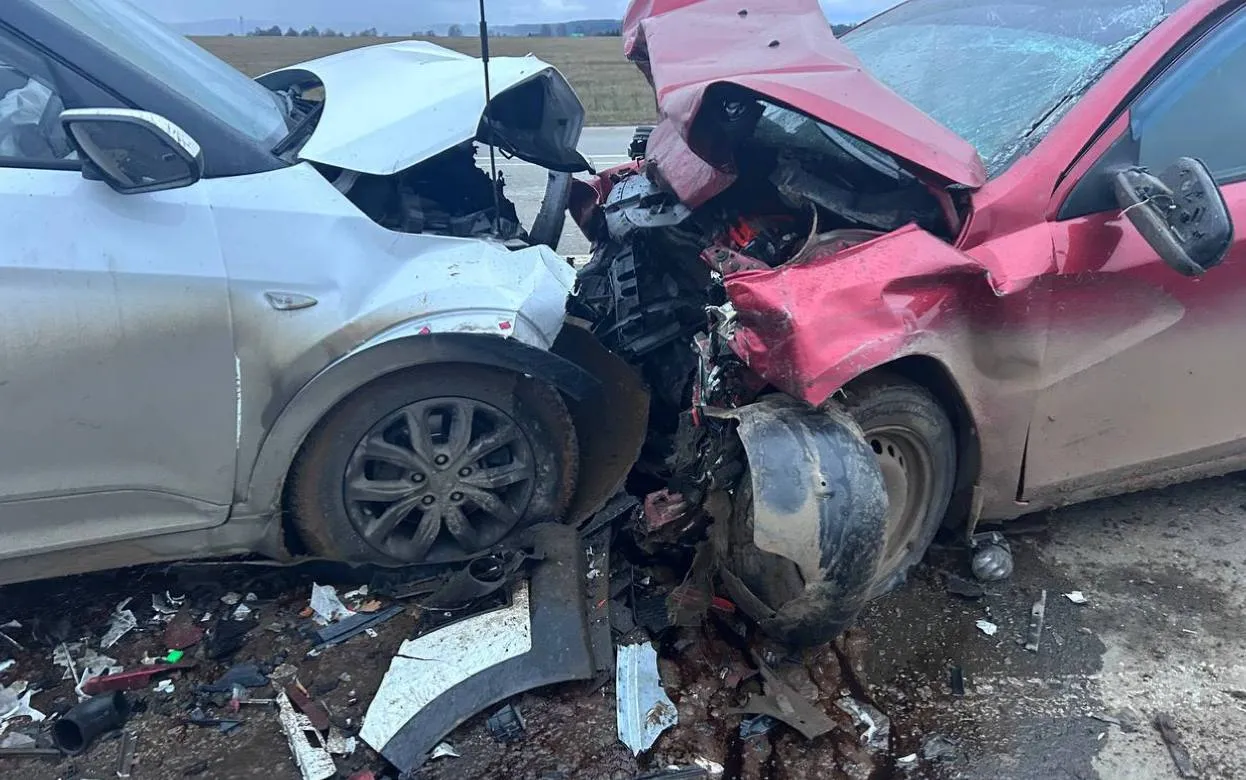 В Глазовском районе произошло массовое ДТП