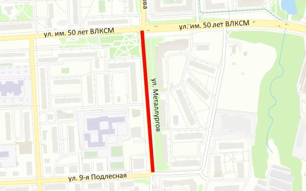 Движение по улице Металлургов ограничат в Ижевске до вечера 16 июня