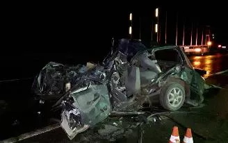 Водитель «Нексии» погиб в столкновении с фурой в Удмуртии