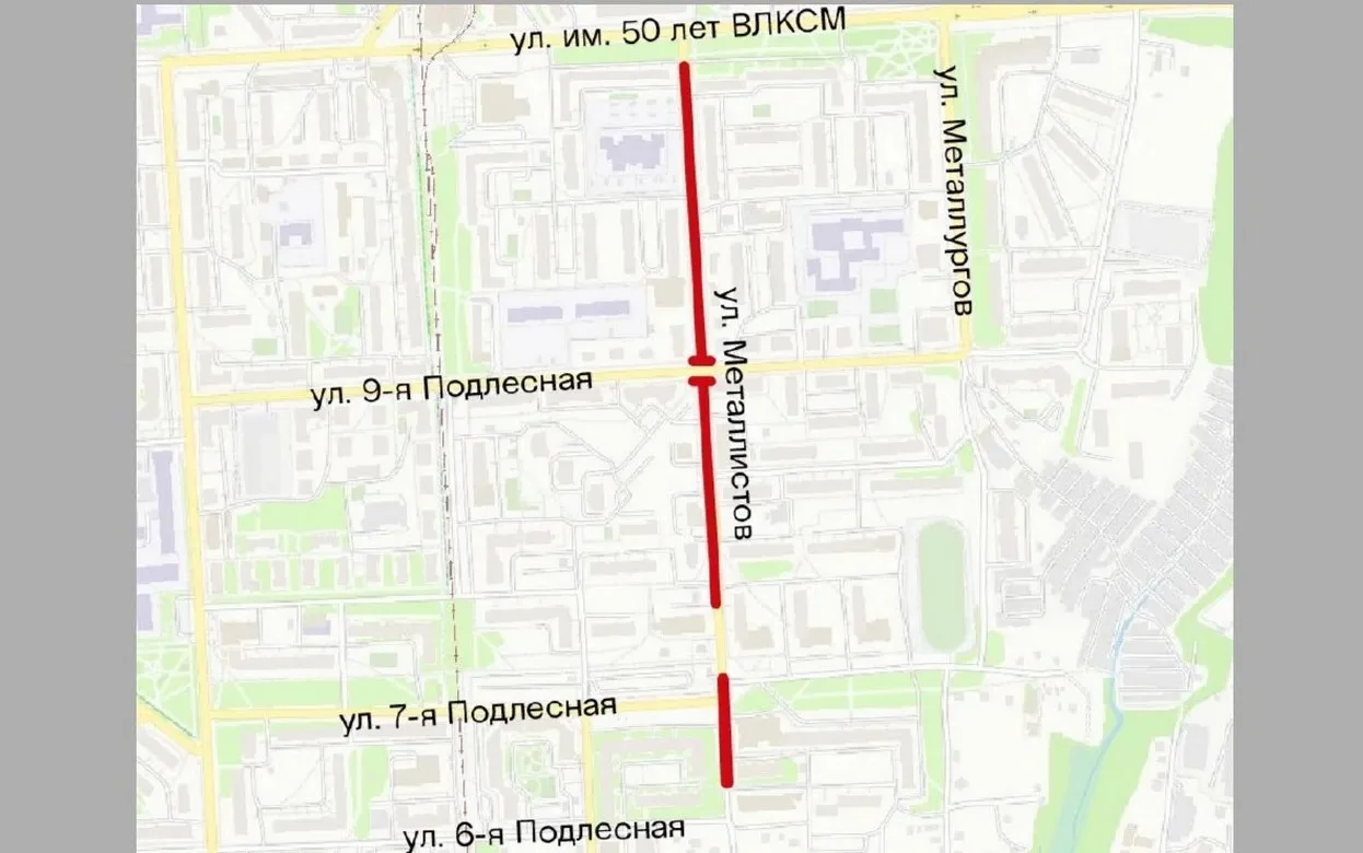 Движение транспорта ограничат на ул. Металлистов в Ижевске