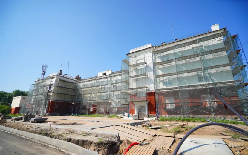 Ремонтируемый участок ул. Удмуртской в Ижевске. Фото: пресс-служба администрации Ижевска