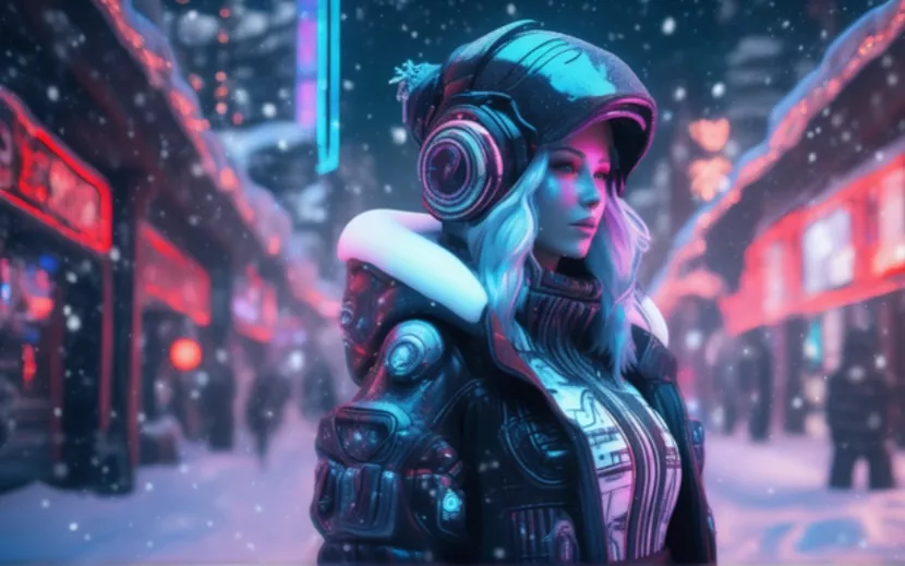 Так по версии нейросети выглядит Снегурочка 