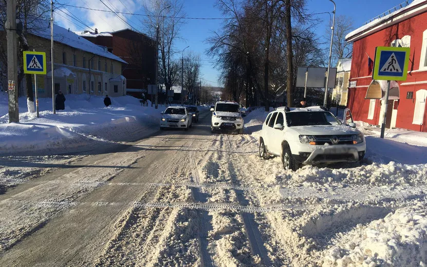 9-летнего мальчика сбили на переходе в Воткинске