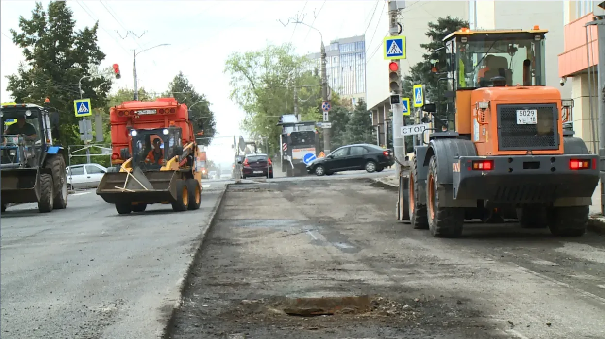Движение по улице Горького в Ижевске откроют рано утром 27 августа