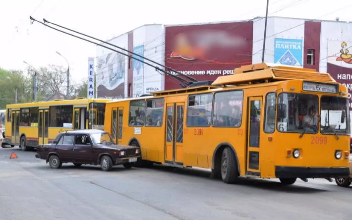 Троллейбусы не идут по ул. Либкнехта в Ижевске