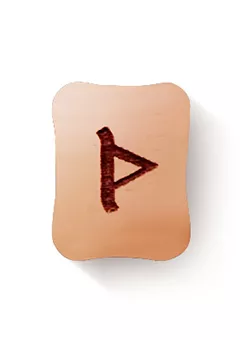 Турисаз (ᚦ) - прямое положение