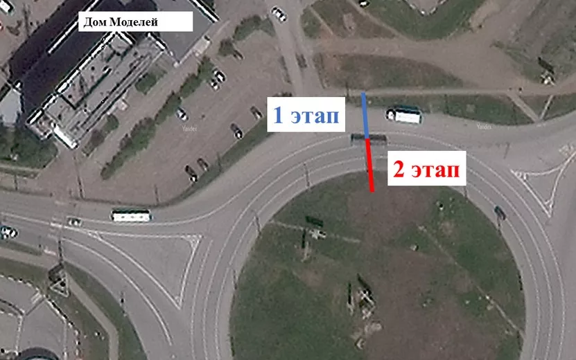Проезд по кольцу у Дома моделей ограничат в Ижевске