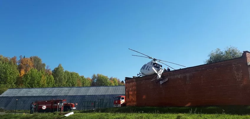 ЧП с вертолетом произошло на территории больницы в Ижевске