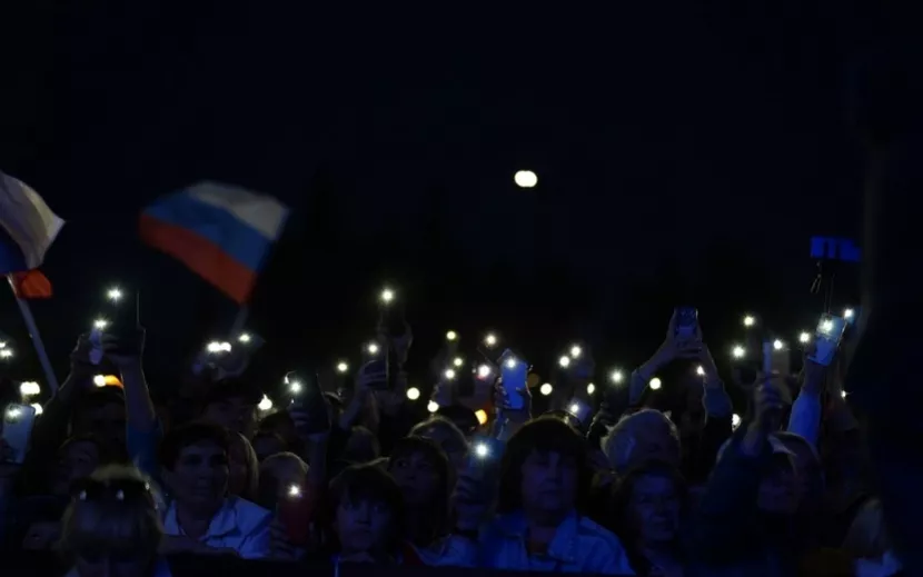 Выступление Олега Газманова на Дне города в Ижевске. Фото: Маша Бакланова