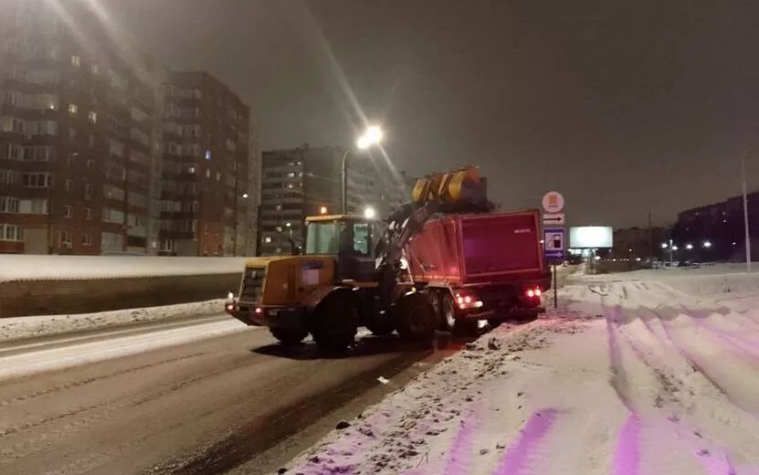 В Ижевске вывезено около 9 тысяч кубометров снега