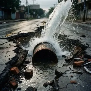 На улице Ленина в Ижевске ликвидирован порыв на магистральном водоводе