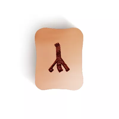 Альгиз (ᛉ) - перевернутое