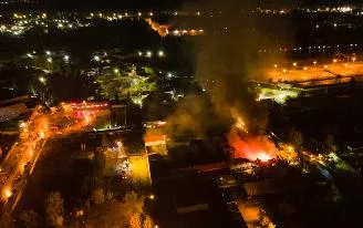Открытое горение на лакокрасочном производстве в Ижевске ликвидировано