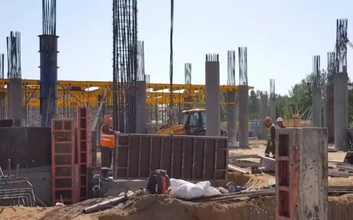 Видео: как сейчас выглядит стройка нового терминала аэропорта Ижевска