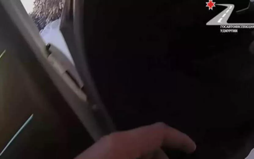 В Каракулино задержали нетрезвого водителя. Видео: Госавтоинспекция Удмуртии