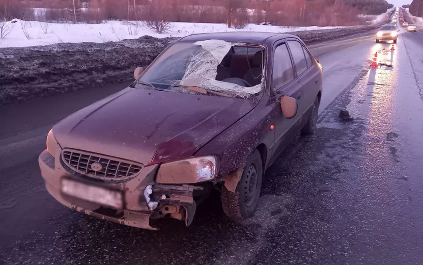 Водитель и пешеход пострадали в ДТП под Ижевском
