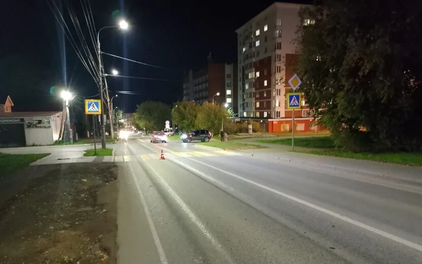 Мотоциклист сбил пенсионерку на нерегулируемом переходе в Ижевске