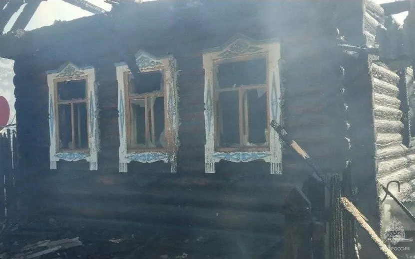 Жилой дом сгорел в одном из сел Удмуртии