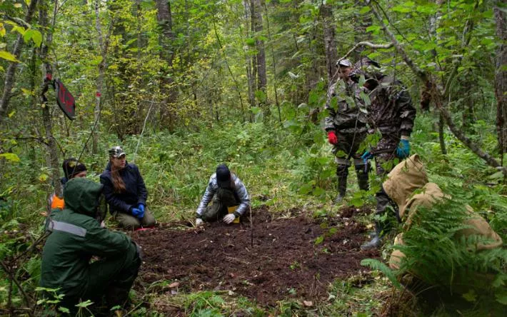 Поисковики из Удмуртии обнаружили останки 8 бойцов Красной армии