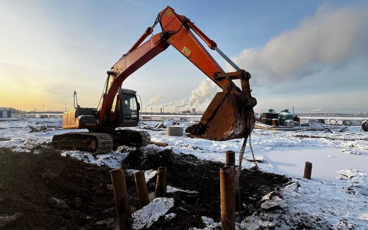 Благоустройство набережной в Ижевске готово на 47%