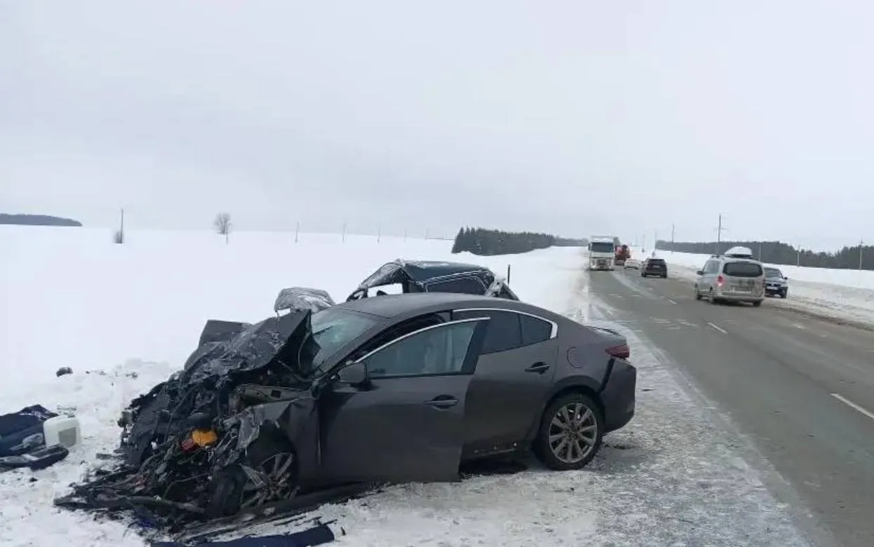 Два водителя погибли в ДТП на федеральной трассе в Удмуртии
