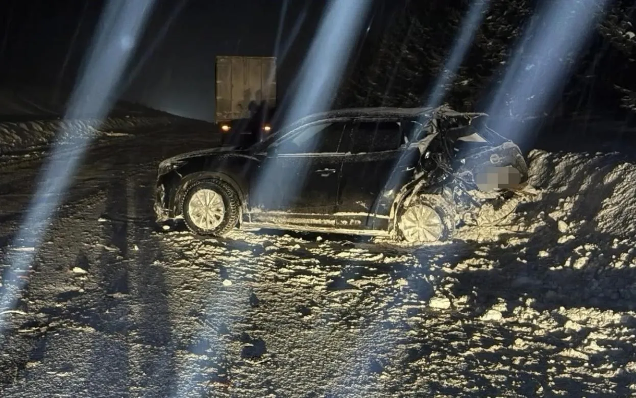 Водитель стоящей на трассе «Мазды» пострадал в ДТП под Ижевском