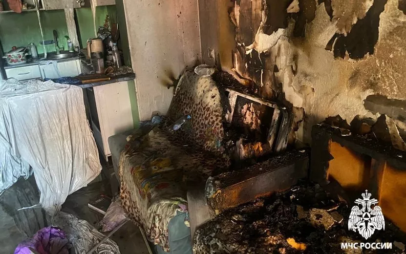 Квартира загорелась на ул. Баранова в Ижевске из-за оставленной аромасвечи