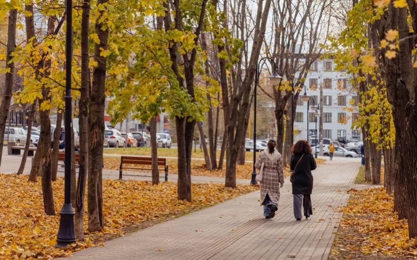 Золотая осень в Ижевске. Фото: Маша Бакланова