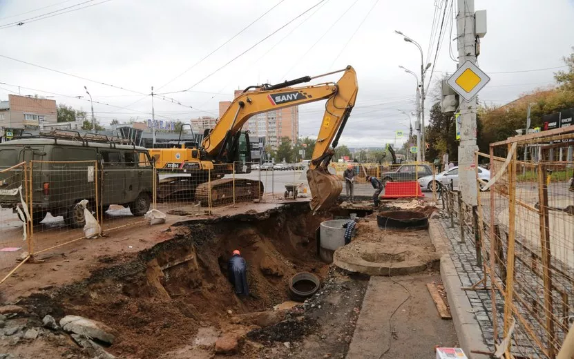 Количество подрядчиков строительства ливневки на ул. Кирова в Ижевске увеличилось до 5