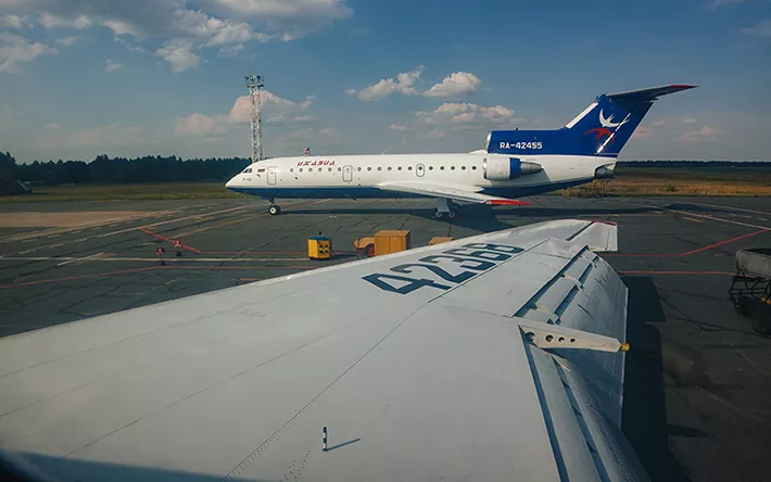 Самолет «Шереметьево – Ижевск» приземлился на запасном аэродроме в Нижнекамске