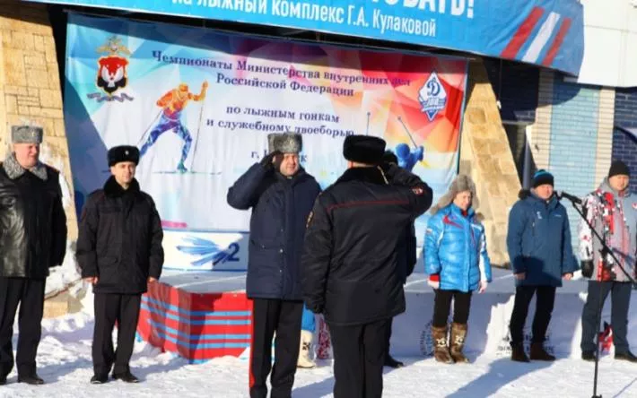 Чемпионат МВД России  по лыжным гонкам открылся в Удмуртии