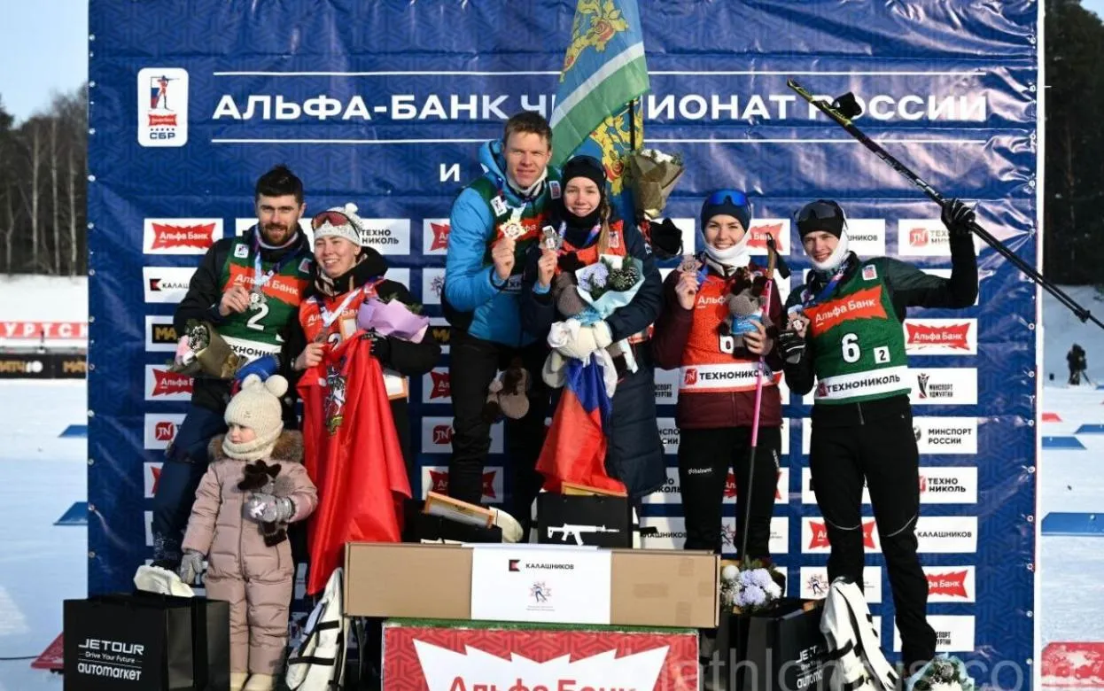 Кирилл Бажин и Наталия Шевченко выиграли смешанную эстафету на «Ижевской винтовке»