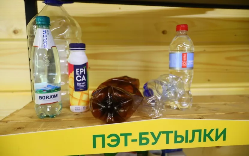 В каждом «Экодоме» есть небольшая экспозиция, на которой представлены наши местные переработчики и путь превращения отходов в новые вещи