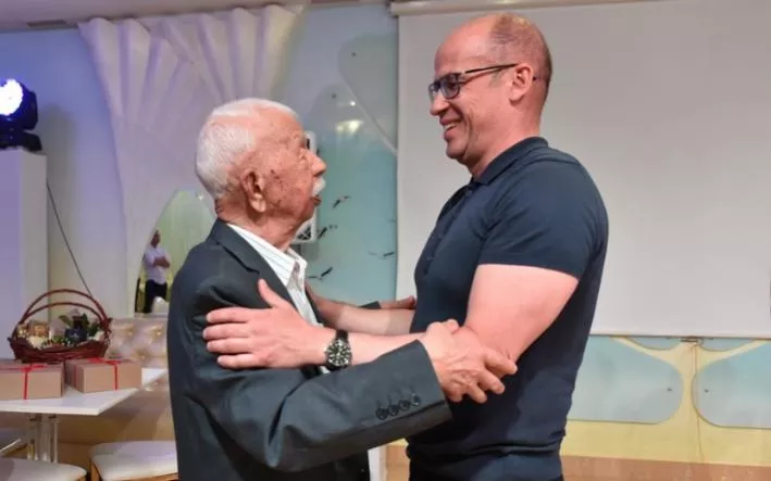 Глава Удмуртии поздравил со 100-летием ветерана войны Шайхенура Мулина 