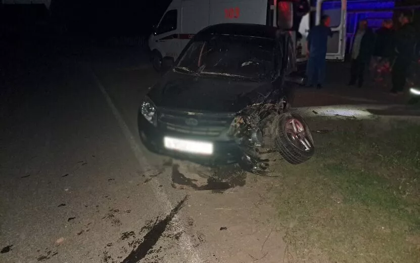 Пьяный водитель «Лады» спровоцировал аварию под Можгой с тремя пострадавшими