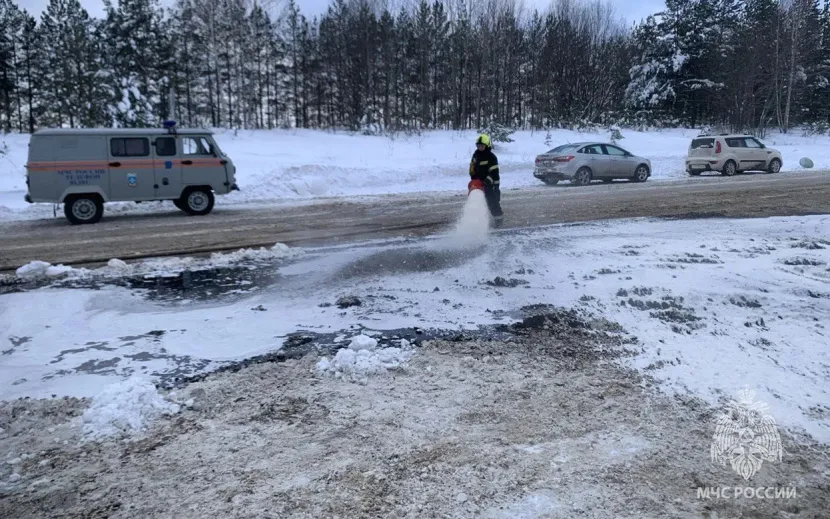 Ликвидация аварии с нефтевозом