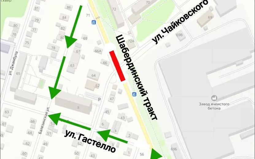 Проезд через Шабердинский тракт в Ижевске ограничат с 11 по 13 июля из-за ремонта теплосетей 
