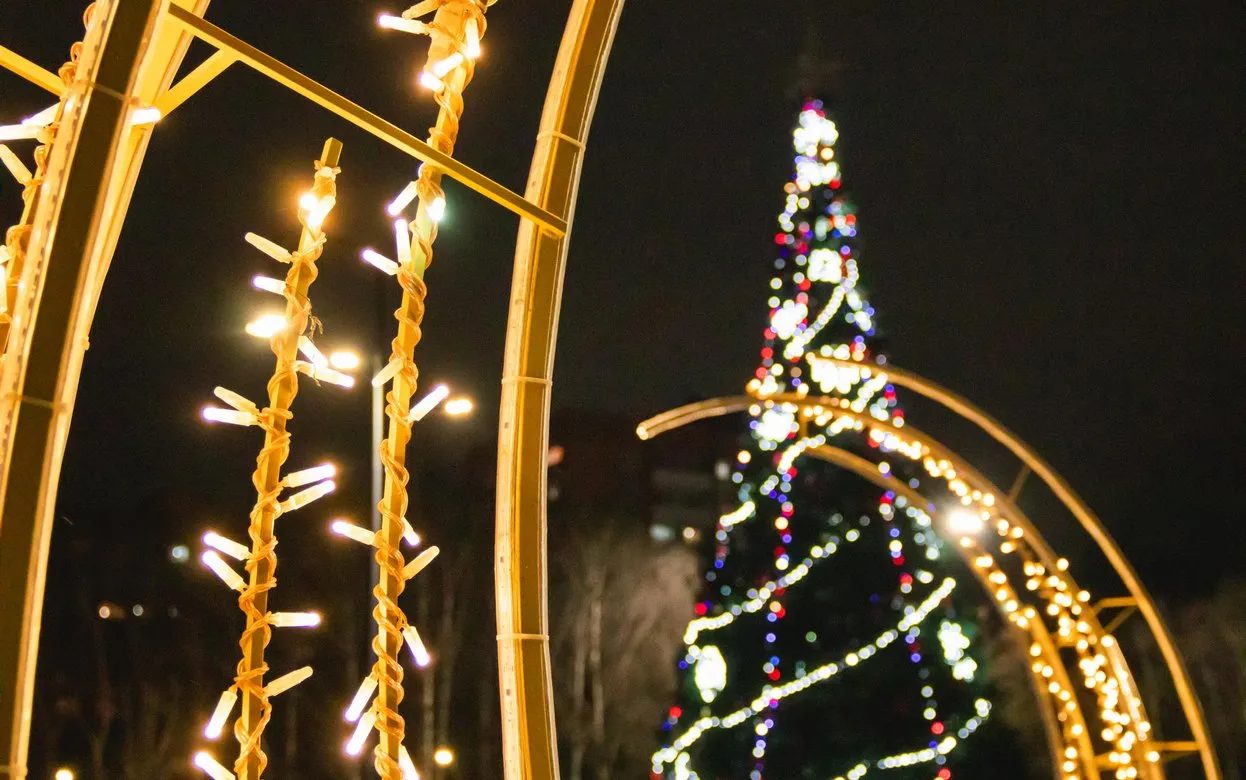 Украшение Центральной площади завершили в Ижевске