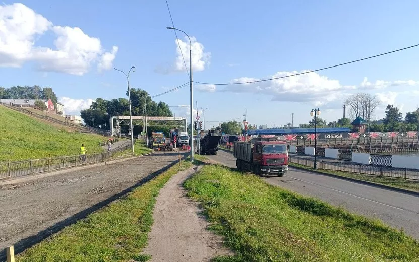 Дорожники приступили к ремонту улицы Милиционной в Ижевске 