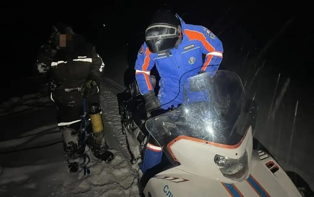 Спасатели вывезли рыбака со льда Камы в Воткинском районе