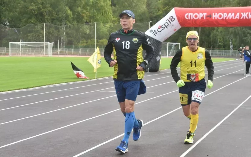  Александр Бречалов пробежал более 21 км на Ижевском полумарафоне