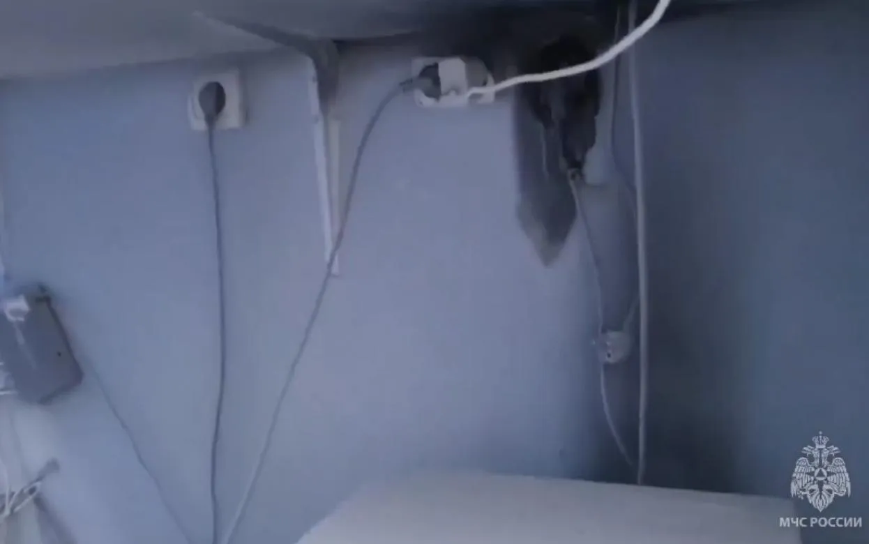 Офис чуть не сгорел на ул. Петрова в Ижевске