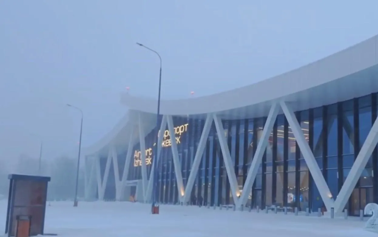 Аэропорт Ижевска из-за метели работает по фактической погоде