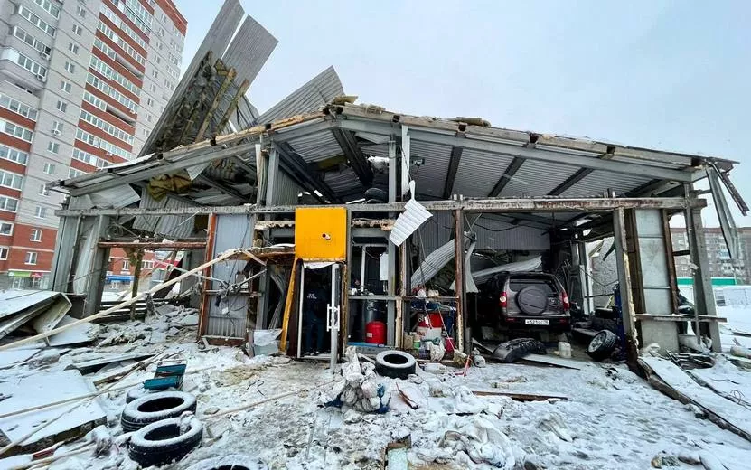 Пожар в автомойке в Ижевске произошел из-за «хлопка газа»