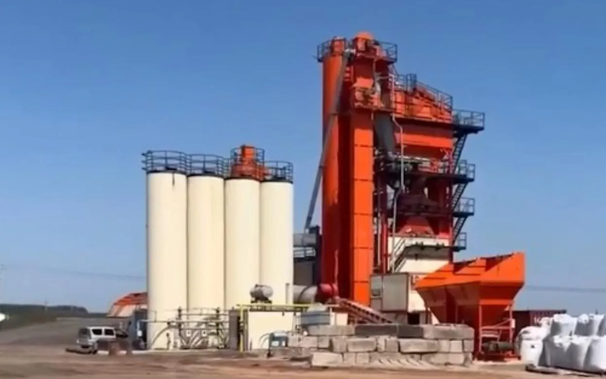Новый асфальтобетонный завод запустили в Удмуртии