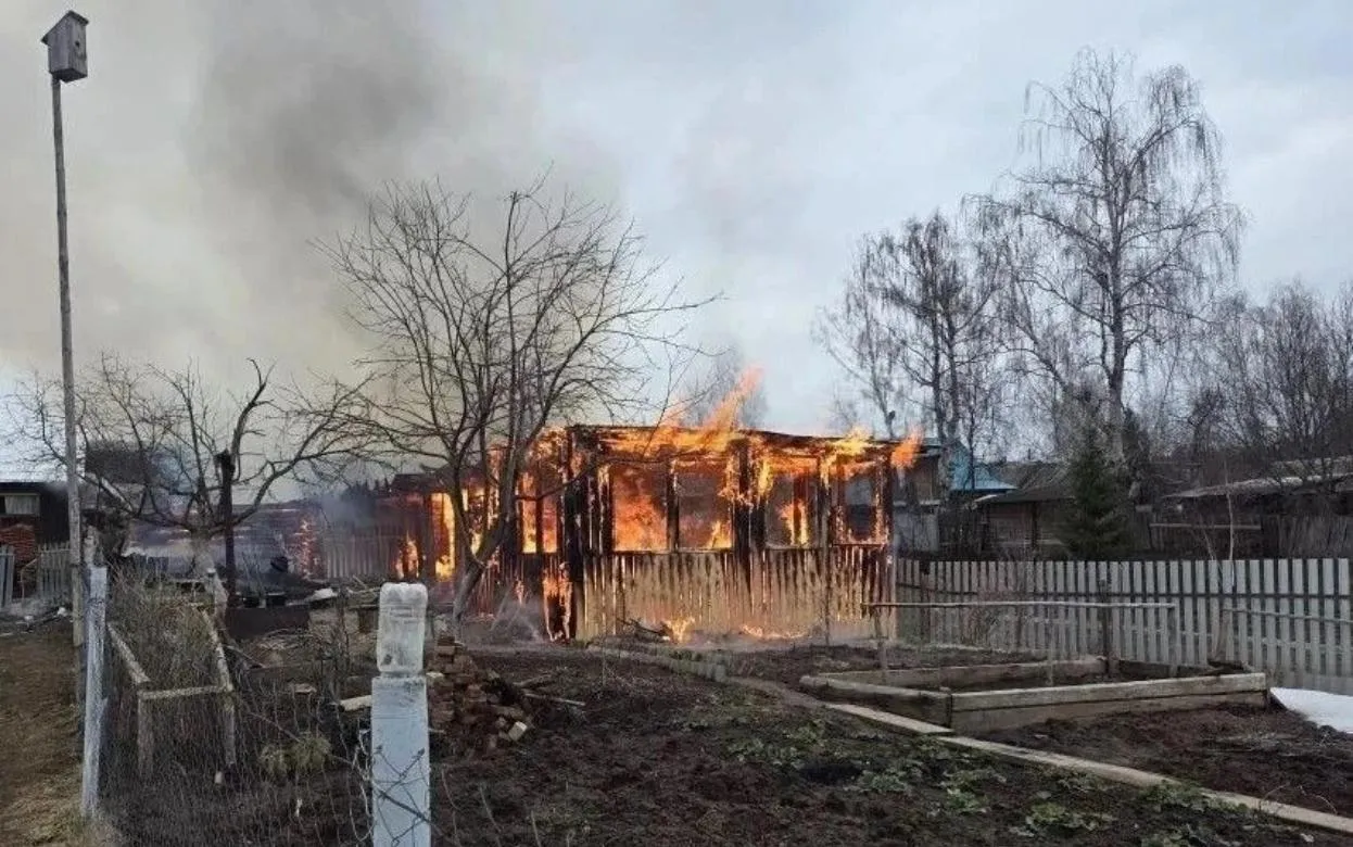 Амбар и летняя кухня сгорели в Алнашском районе