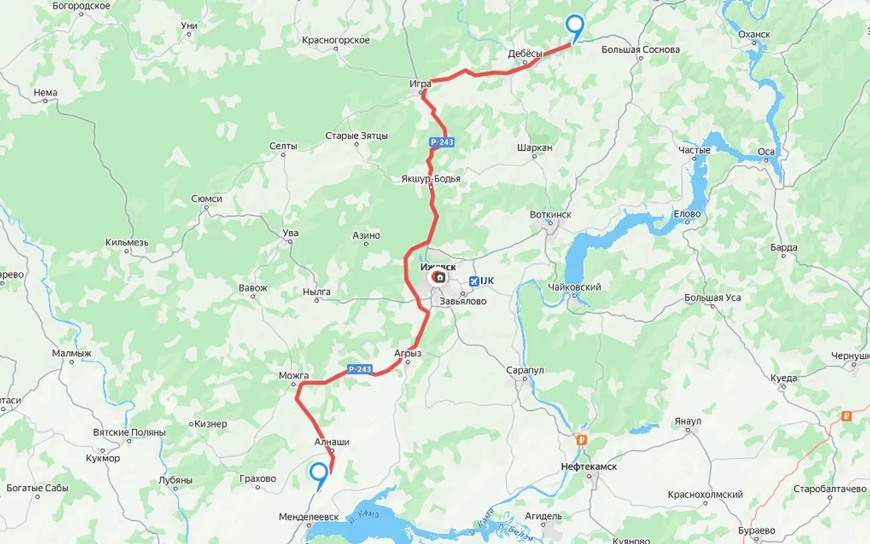 Проходящий по Удмуртии участок федеральной трассы передали «Волго-Вятскуправтодору»