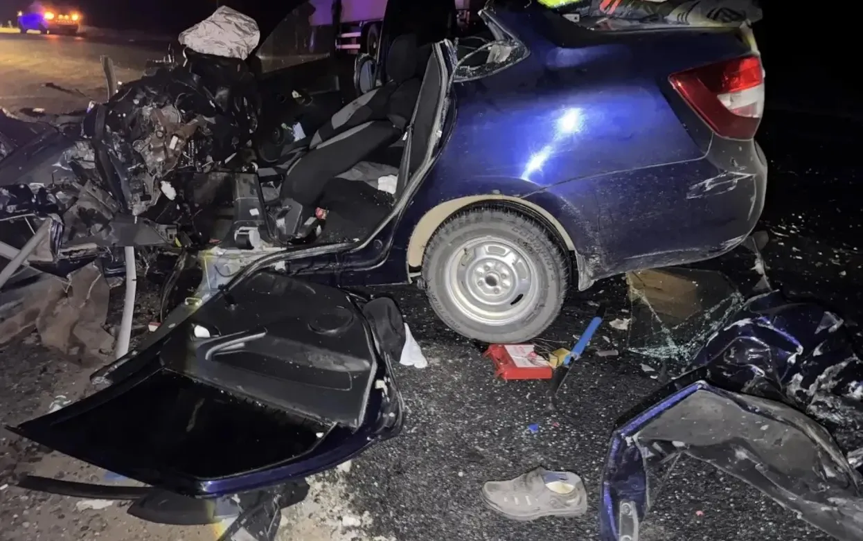 Два человека погибли в лобовом ДТП с фурой в Удмуртии