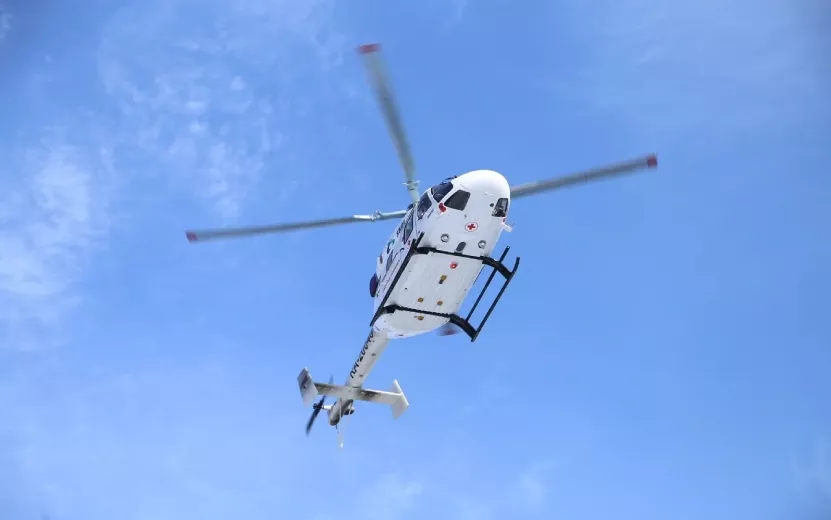 Вертолет санитарной авиации Удмуртии спас девушку с разрывом печени и пенсионерку с укусом гадюки
